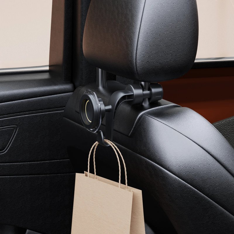 Multifunctional flexible universal mobile phone holder rear headrest automotive interior accessories with rear seat pillow hook